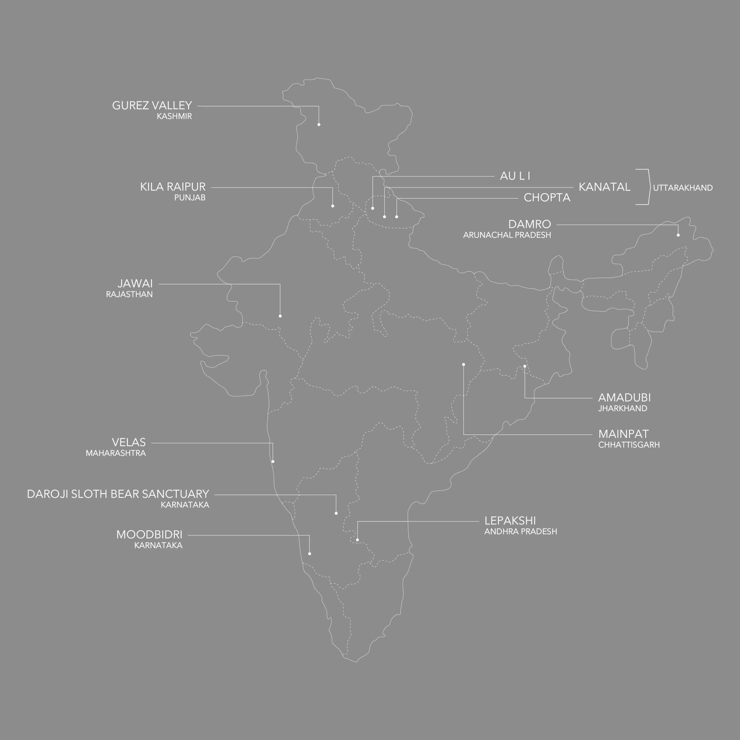 Curating Experiences Tour Map